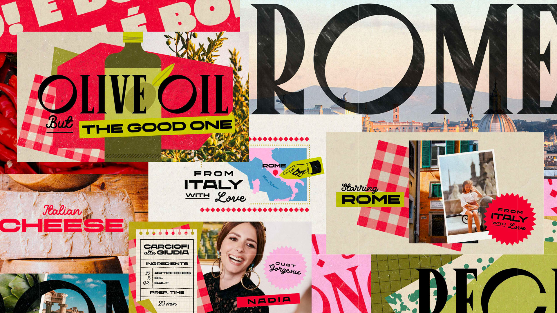 The Pasta Queen, Title Design for food tv series