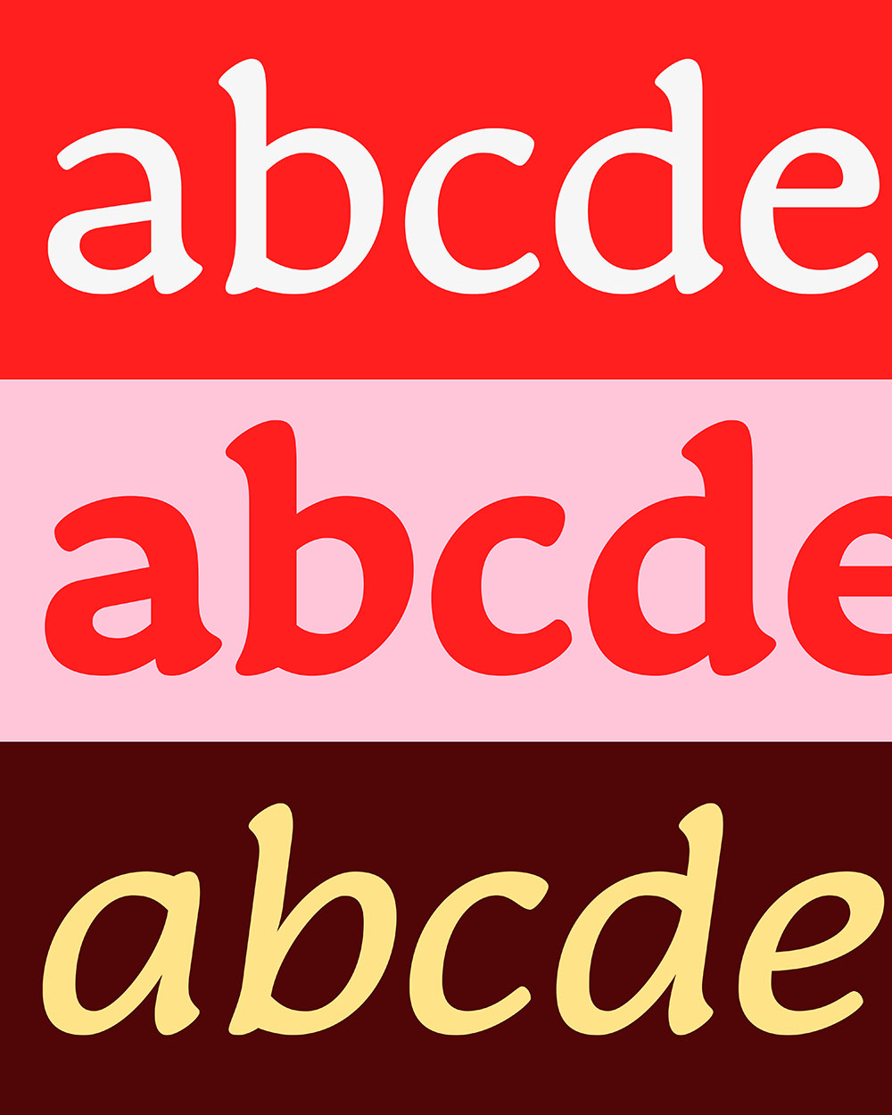 Budino Typeface Regular, Bold and Italic, Type design by Elisabetta Vedovato, Uoi Studio