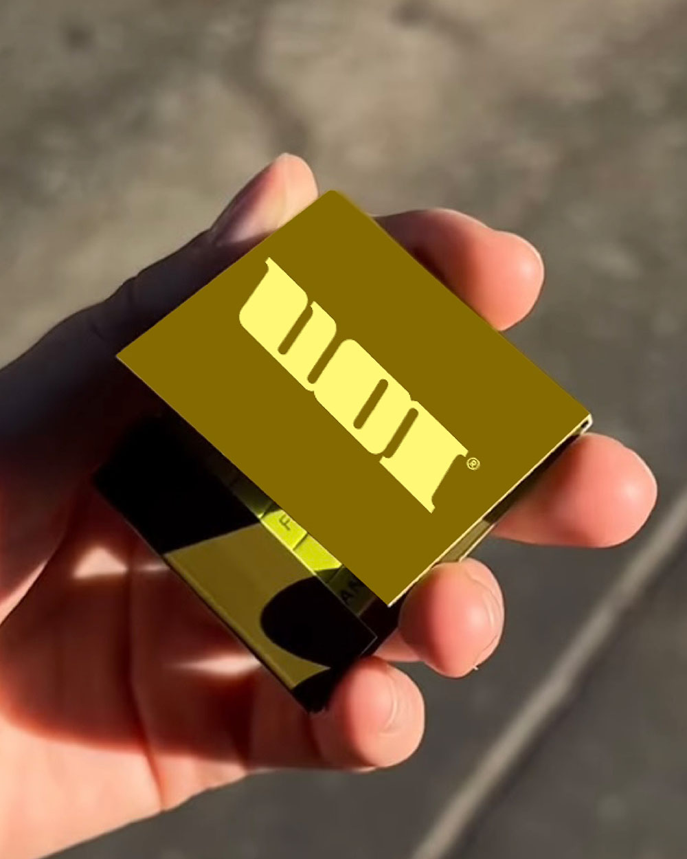 Uoi Studio Brand Identity Application, Brown and Yellow Matches