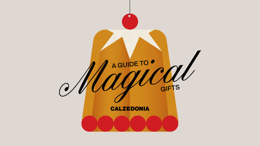 Calzedonia Christmas Guide to magical gifts, campaign cover image - graphic design, art direction