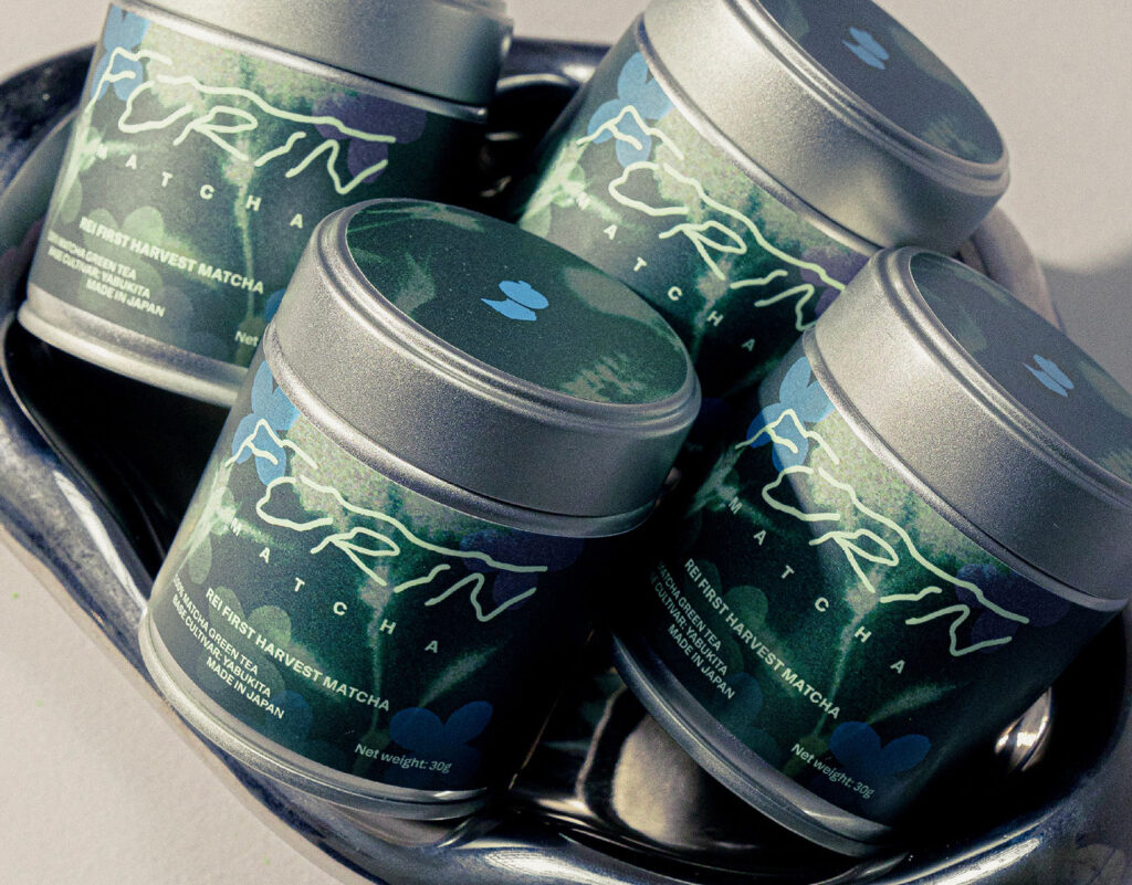 Furin Matcha | Matcha Tin Packaging Design, Brand Identity and Logo - Uoi Studio