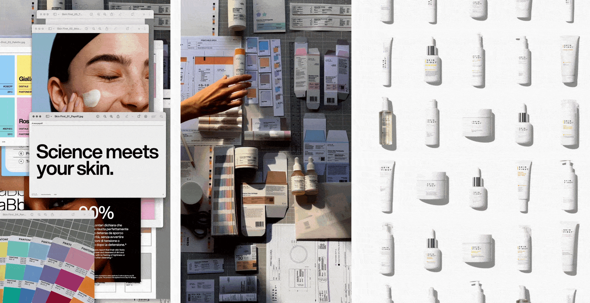 Skin First Skincare Brand Identity