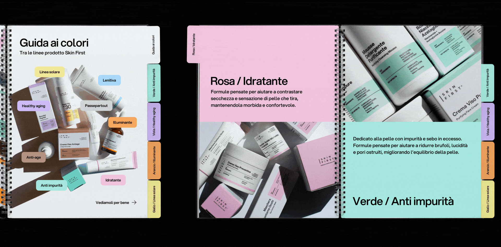 Skin First Color Guide Book - Rebrand and Packaging