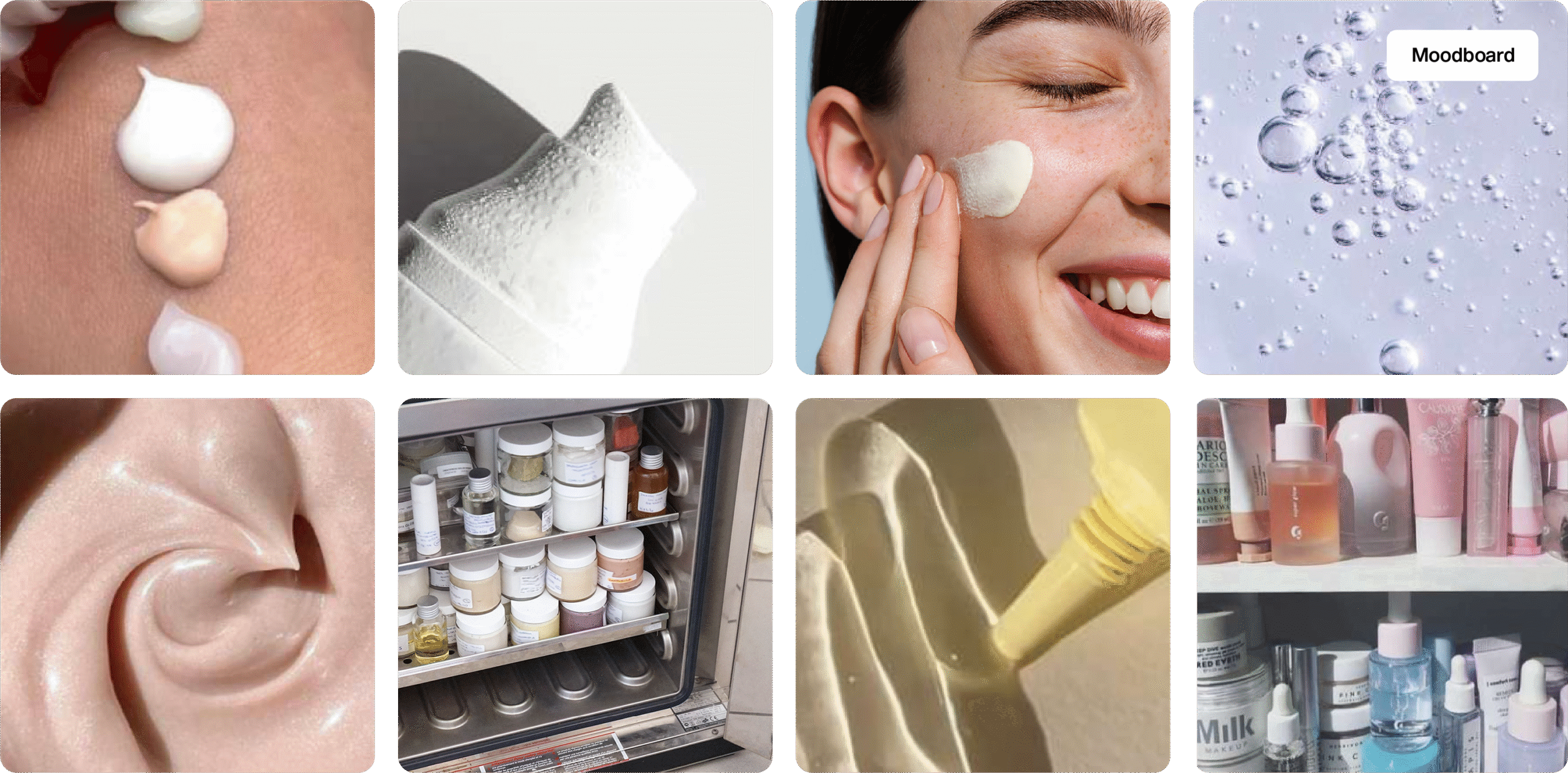Skin First Skincare Moodboard